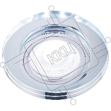 Корпус светильника S214 CL хром/прозрачный /MR16+3W(LED COLD)
