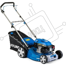 Бензиновая газонокосилка HYUNDAI L4620 {двигатель Hyundai ICV145,4-х такт, 3.8 л.с./145 см3, Ширина среза 45,7 см, Высота среза 25-75 мм, 23,5 кг }