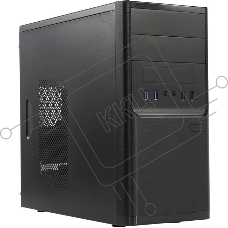 Компьютерный корпус InWin POWERMAN ES701BK USB 3.0 (Mini Tower, mATX, 450W PM-450ATX, USB 3.0x2, USBx2 + Audio, черный) <6120258>
