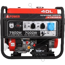 Бензиновый генератор A-iPower A7500EA 7/7.5кВт 40л 89.5кг