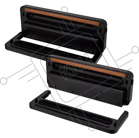 Вакуумный упаковщик Kitfort КТ-1533 110Вт черный/серебристый