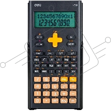 Калькулятор научный Deli E1720-black черный 12-разр.