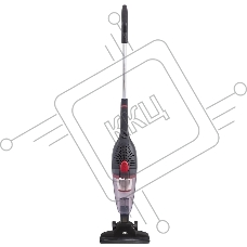 Пылесос вертикальный Rekam HVVC-1150 черный/красный, питание от аккумулятора, 25 Вт, уборка сухая, пылесборник 0.8 л, работа от АКБ max 30 мин