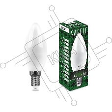 Лампа светодиодная SAFFIT SBC3707 (55031) 7 вт E14 белый матовая свеча