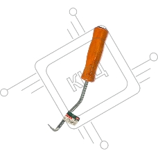 Крюк FIT 68151 для скручивания проволоки 220 мм деревянная ручка