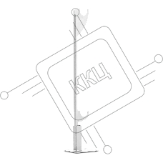 Напольный кронштейн Pianoforte 500, белый