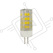 Лампа светодиодная ЭРА LED smd JC-5w-220V-corn, ceramics-840-G4