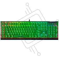 Клавиатура Razer BlackWidow V4 X Green Switch Minecraft Edition проводная, USB Type-A, зеленый