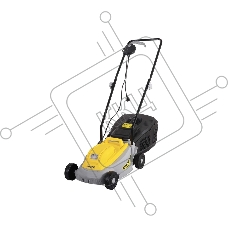 Газонокосилка электрическая Huter ELM-11А32 Grey, от сети, 1100 Вт