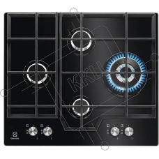 Газовая варочная поверхность Electrolux KGG6456K, 4 конфорки, закаленное стекло, 8900 Вт
