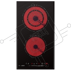 Электрическая варочная поверхность Hotpoint HR 3O4 BAS, независимая, черный