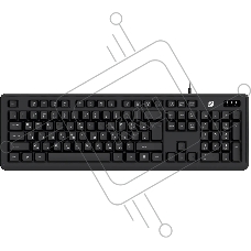 Клавиатура Оклик K175 черный USB Multimedia
