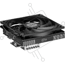 Кулер для процессора PCCooler RC600-67 (125W, 4-pin PWM, 67.5mm, Al, 4x6mm, 1x120mm, 62.5CFM, 32.5dBA, 2300RPM, S: 1851/1700/1200/115X, AM5/AM4, черный)