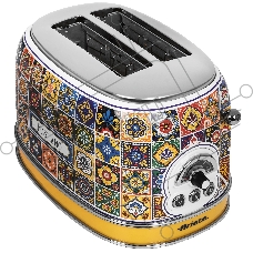 Тостер Ariete Positano 155 желтый, 810 Вт, 2 слота