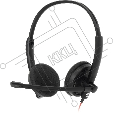 Наушники с микрофоном Oklick/Оклик HS-L900 черный 1.8м накладные оголовье