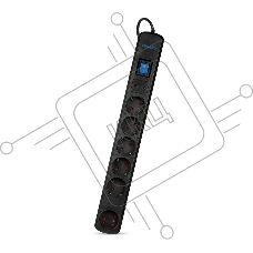 Сетевой фильтр SMARTBUY (SBSP-30K-Pro) - 6 роз х3,0 м - черный