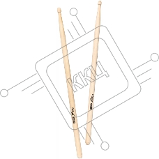 Барабанные палочки STAGG SM7A деревянные, размер 7A, материал клен, 2 шт., подобранная пара по весу, цвету и звучанию, размеры (в упаковке) 420х20х20 мм, вес (в упаковке) 0,1 кг