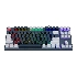 Проводная механическая клавиатура Gembird KB-G600-1, 87кл, Rainbow, коричн.свитчи, 1.8м, черная