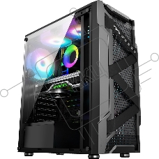 Корпус ALSEYE Warrior-B Mini-ITX/Micro ATX/ATX, USB2.0*2+HD Audio+USB3.0*1, 