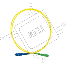 Патч-корд оптический одномодовый (SM) 9/125 OS2 разъемы SC/UPC-SC/APC 3мм симплекс LSZH 3м желтый REXANT