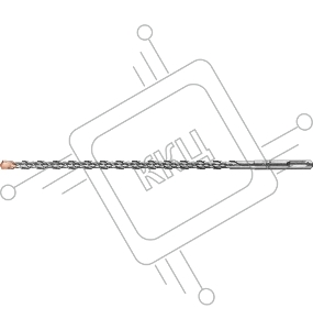 Бур ЗУБР Профессионал SDS-plus 18 x 310 мм