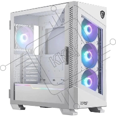 Компьютерный корпус MSI MPG VELOX 100R WHITE, Global, 2xUSB 3.0, 1xType C, 4x120mm ARGB Fan, ARGB