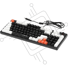 Клавиатура Defender Hawk GK-418 (45419) проводная, USB, черный/белый