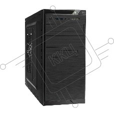 Компьютерный корпус Minitower ExeGate EX272745RUS QA-412U Black, mATX, (XP400, Black, 120мм), 2*USB+2*USB 3.0, Audio
