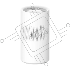Увлажнитель воздуха Xiaomi Mijia Smart Evaporative Humidifier Pro EU белый, 30 м², 5 л, традиционное увлажнение, антибактериальный фильтр, управление со смартфона