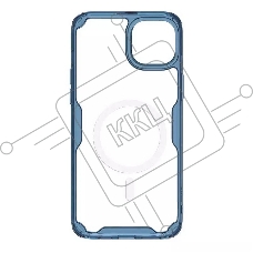 Чехол Nature TPU Pro Magnetic Case, синий, (AP IP15)