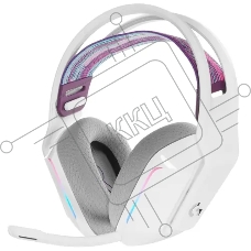 Наушники LOGITECH G733 беспроводные игровые белые (USB, 2,4 ГГц, PRO-G 40 мм, RGB подсветка, 981-000886/981-000883)