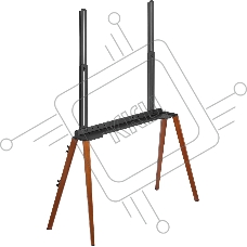 Подставка для телевизора Cactus CS-ST3646BKWN черный/орех, 49