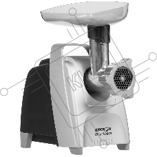 Мясорубка электрическая Аксион М62.01 черный, 2000 Вт, 4.0 кг/мин, реверс, защита от перегрузки, насадки - 4