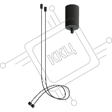 Крепеж подвесной A9209 BK черный D60*1450mm