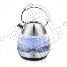 Чайник BQ KT1737G стальной. Чайник, Мощность: 2200 Вт, Объем: 1.7 л