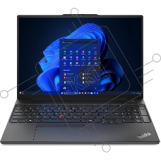 Ноутбук Lenovo ThinkPad E16 Gen 2 Ultra 5 125U 16Gb SSD 512Gb Intel Graphics 16 WUXGA IPS Cam 57Вт*ч No OS Черный 21MA004VRT