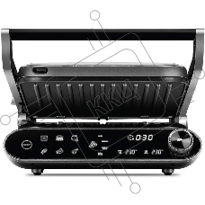 Гриль Redmond SteakMaster GM-303 cерый, 2200 Вт, дисплей, таймер, антипригарное покрытие
