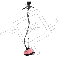 Отпариватель Centek CT-2375 розовый/черный 2000Вт, 1.5л, 40г/мин, складная вешалка, сталь. подошва