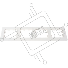 Рамка 4-мест. IEK BRITE РУ-4-БрБ бел.
