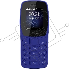 Мобильный телефон Nokia 105 DS TA-1459 синий моноблок 1.77