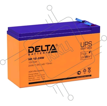 Батарея Delta HR 12-24 W (12V, 6Ah)