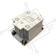 Пассивный кулер ALSEYE 3DVC-2U-4189 серебристый алюминий+медь 270W