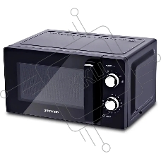 Микроволновая печь SunWind SUN-MW031 черный, 20 л, 700 Вт, переключатели - поворотный механизм