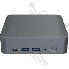 Неттоп Digma Pro Minimax X1 серый DPP5-8DXW02 i5 12450H (2) 8Gb SSD512Gb UHDG Windows 11 Professional GbitEth WiFi BT 1000W