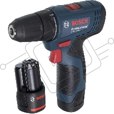 Дрель-шуруповерт Bosch GSR 120-LI Аккумуляторная, Кейс