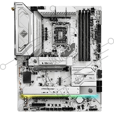 Материнская плата ASRock Z890 Steel Legend WiFi, LGA 1851, Intel Z890, 4xDDR5, 4xSATA, 4xM.2, 1xPCIe 4.0 x4, 1xPCIe 5.0 x16, 2xUSB-C Thunderbolt 4, 4xUSB-A 3.2 Gen 1, 2xUSB-A 3.2 Gen 2, 1xHDMI, 1x2.5Gb LAN, 2x3.5 мм, 7.1, ATX
