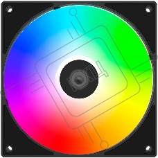 Вентилятор для корпуса ID-COOLING AS-140-ARGB-K черный, 140 мм, 1800 об/мин, 24.9 дБ, 4 pin