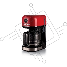 Кофеварка капельная Ariete 00M139600AR0 красный, молотый, 1,5 л. 900 Вт