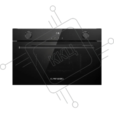 Встраиваемая микроволновая печь Kuppersberg HMW 611 BB, High-Tech, 34 л, поворотное/сенсорное управление, мощность 900 Вт, 5 уровней мощности, 10 автоматических программ, размораживание, гриль, конвекция, поворотный стол, цвет черный