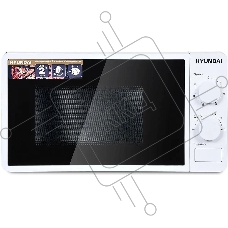 Микроволновая печь Hyundai HYM-M2003 белый, 20 л, 700 Вт, переключатели - поворотный механизм